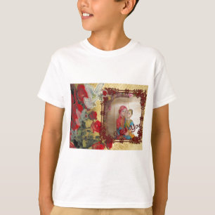 Hochzeitspuppe Portrait Grafik drucken T-Shirt