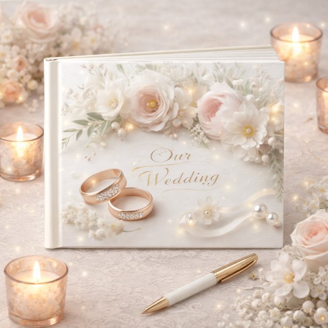 Hochzeitsraten und Blume Gästebuch (Von Creator hochgeladen)