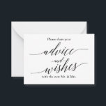 Hochzeitsratgeber und Wunschkarte<br><div class="desc">Niedliche Tipp-Karten mit unmarkiertem Rücken zum Schreiben und Melden</div>