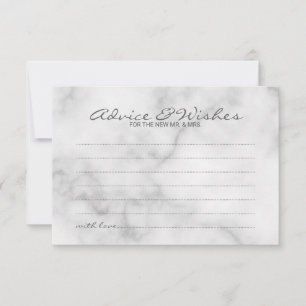 Hochzeitsratgeber und Wunschkarte aus klassischem Hinweiskarte