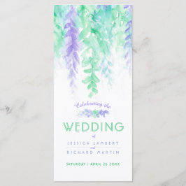 Hochzeitsreben mit Kaskadengeflecht Aquarellenprog Programm