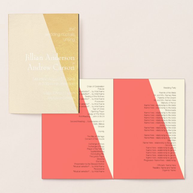 Hochzeitsreise 💕 Korallenprogramm Folienkarte (Anzeige)