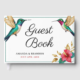 Hochzeitsreise mit Hummingvögeln in der roten trop Gästebuch