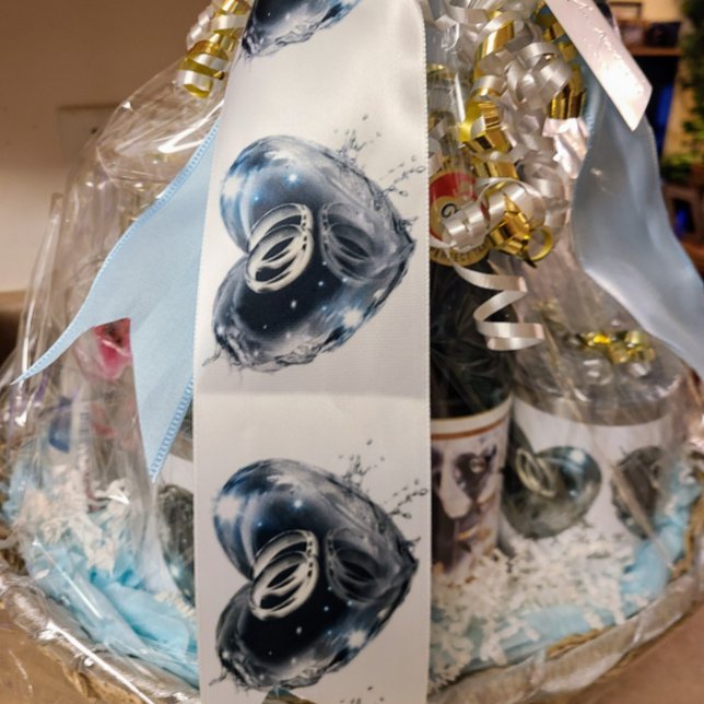 Hochzeitsrennen und Kristallherz Satinband (Von Creator hochgeladen)