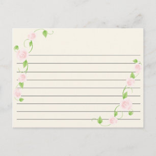 Hochzeitsrezept Postkarte