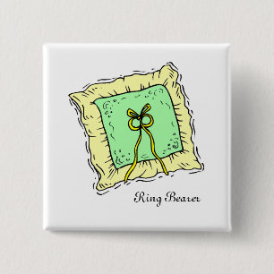 Hochzeitsring-Träger-Button-Geschenk Button