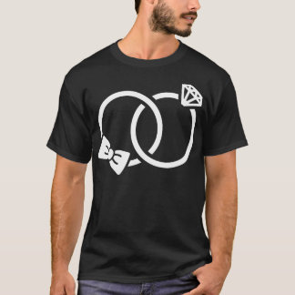 Hochzeitsringe Ehefrau hus T-Shirt