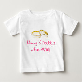 Hochzeitsrings Baby T-shirt