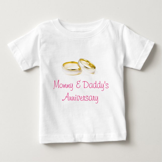 Hochzeitsrings Baby T-shirt (Vorderseite)