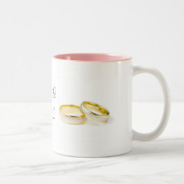 Hochzeitsrings Zweifarbige Tasse
