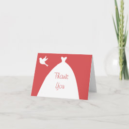 Hochzeitsrosa Danke mit White Dove