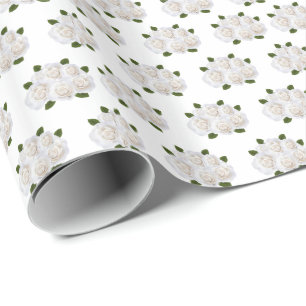 Hochzeitsrosen Geschenkpapier
