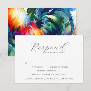 HochzeitsrSVP für Key West Florida RSVP Karte
