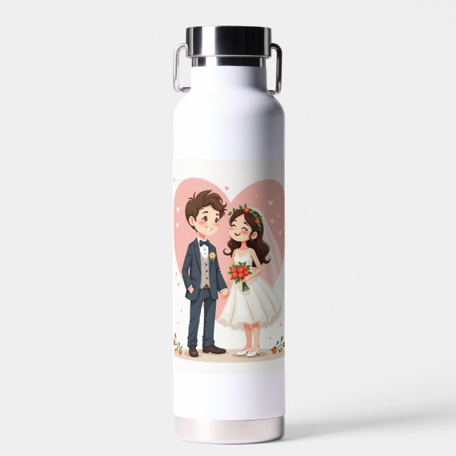 Hochzeitssaison Wasserflaschen Trinkflasche (Vorne)