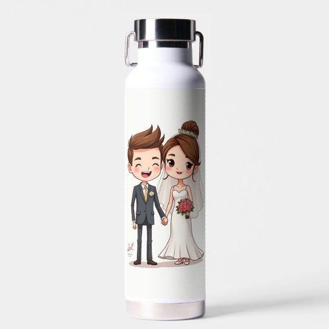Hochzeitssaison Wasserflaschen Trinkflasche (Vorne)
