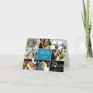 Hochzeitssammlung Dankeschön Karte - Türkis