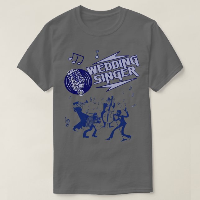 Hochzeitssänger T-Shirt (Design vorne)