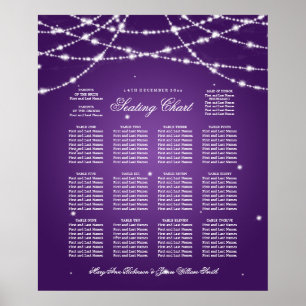 Hochzeitssattelkette Lila Poster