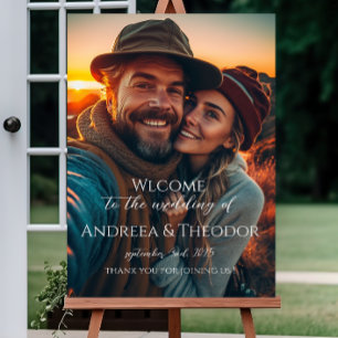 Hochzeitsschild Foto: Gestalten Sie Ihre perfekte  Poster