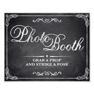 Hochzeitsschilder - Schiefertafel - Fotobooth - Fotodruck