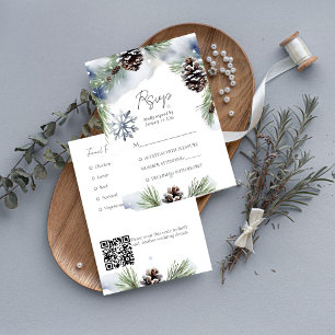 Hochzeitsschneebeete Wasserfarbenschneebeete Dankeskarte