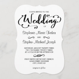 Hochzeitsschrift - Einladung
