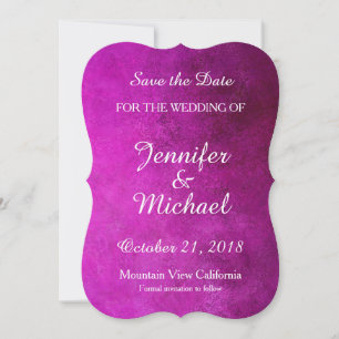 Hochzeitsschrift 'Save the Date' Rosa Klassisch Save The Date