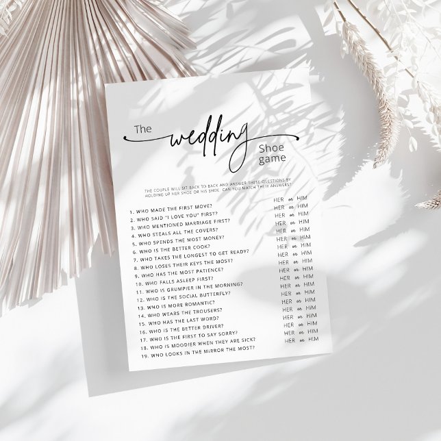 Hochzeitsschuhspiel, Brautparty Game (Von Creator hochgeladen)
