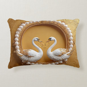 Hochzeitsschwäne Dekokissen