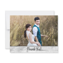 Hochzeitssemble Foto Vielen Dank zweiseitig rustik