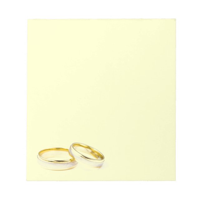 Hochzeitssender Notepad Notizblock (Vorderseite)