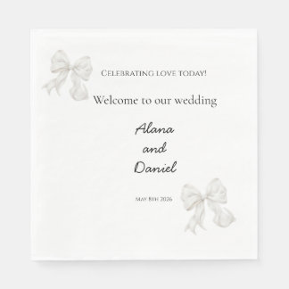 Hochzeitsservietten Serviette