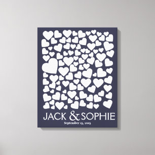 Hochzeitssignatur Gästebuch - Farbe wählen