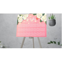 Hochzeitssitzdiagramm Chic Hydrangea String Lights