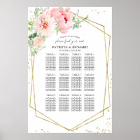 Hochzeitssitzplan Elegantes Ambiente