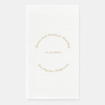 Hochzeitsskript, eigene, gekrümmte Textnamen, eleg