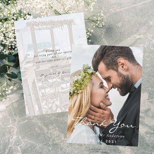 Hochzeitsskript Foto danke