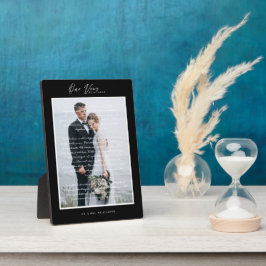 Hochzeitsskript & Minimaler Schwarzer Rahmen