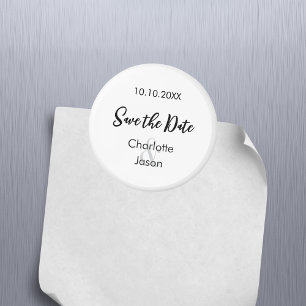 Hochzeitsskript Save the Date Magnet