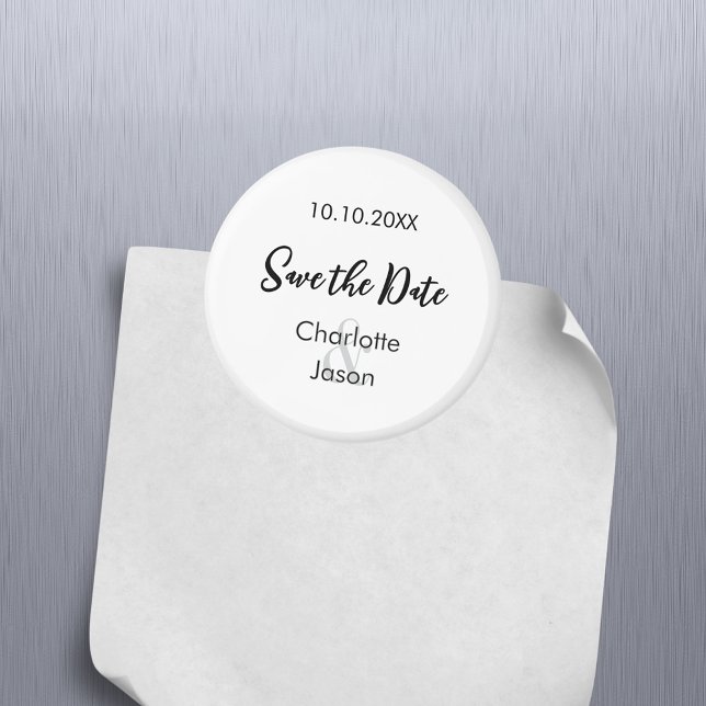 Hochzeitsskript Save the Date Magnet (Von Creator hochgeladen)