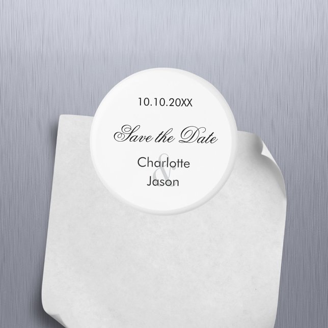 Hochzeitsskript Save the Date Magnet (Von Creator hochgeladen)