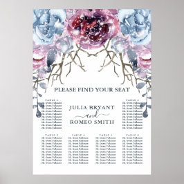 Hochzeitssnotenkarte Poster