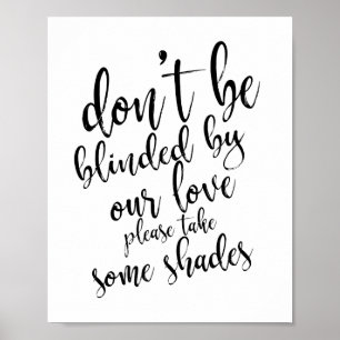 Hochzeitssonne bevorzugt 8x10 Hochzeitszeichen Poster