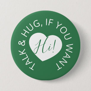 Hochzeitssoziales distanzierendes Gästehaus Grünes Button