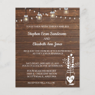 Hochzeitsstall Mason Jar Classic Holz Rustikale Li