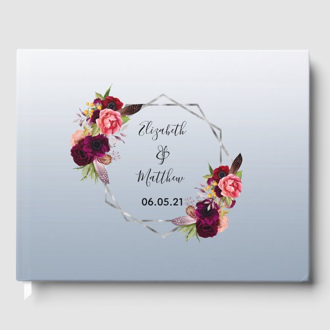 Hochzeitsstaub Gästebuch (Vorderseite)