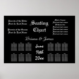 Hochzeitsstift Bride Groom Bridal Gäste Poster