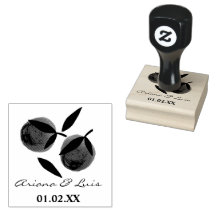 Hochzeitsstift Orangenzitrus Brautparty Handgezeic