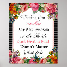 Hochzeitsstift, Poster "überall" setzen