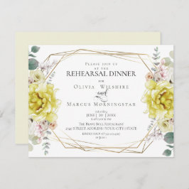 Hochzeitsstiftung | Aquarellgelbe Zwerge Einladung